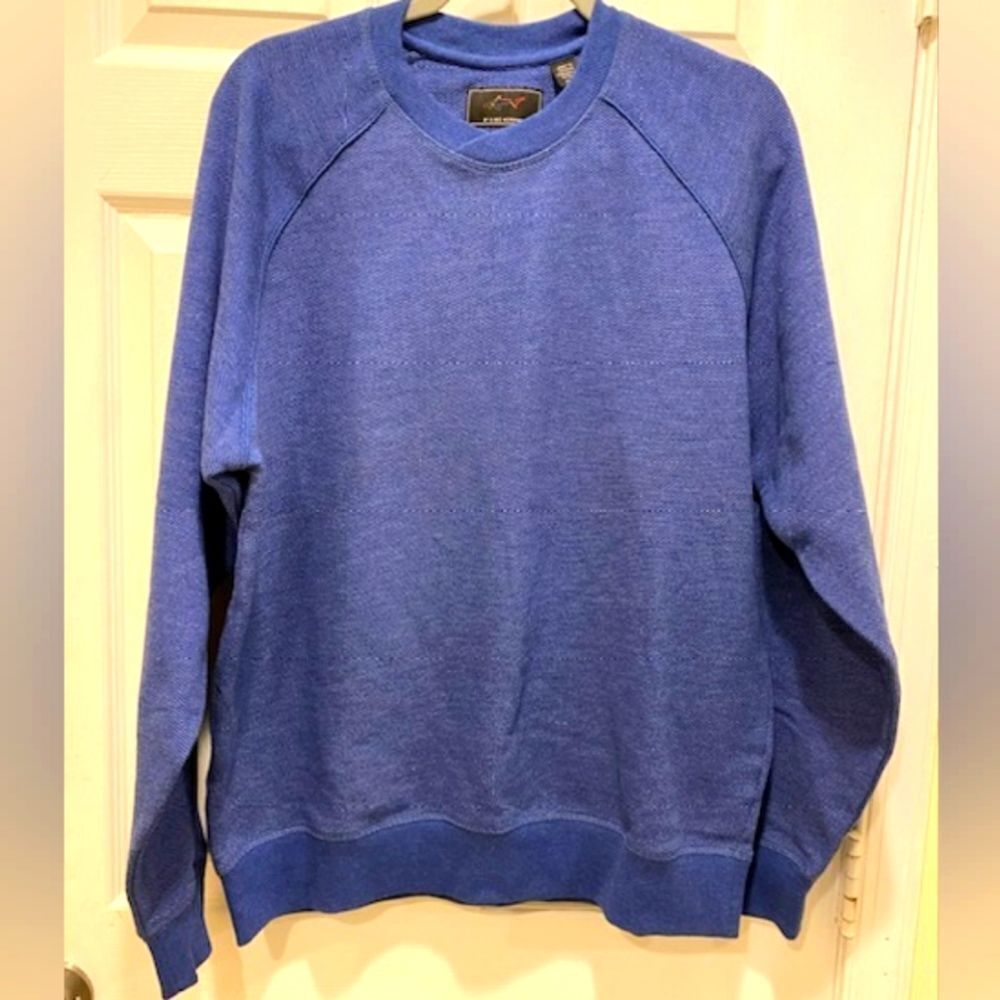 Greg Norman Collection Sweater, Men's sz M, blue.